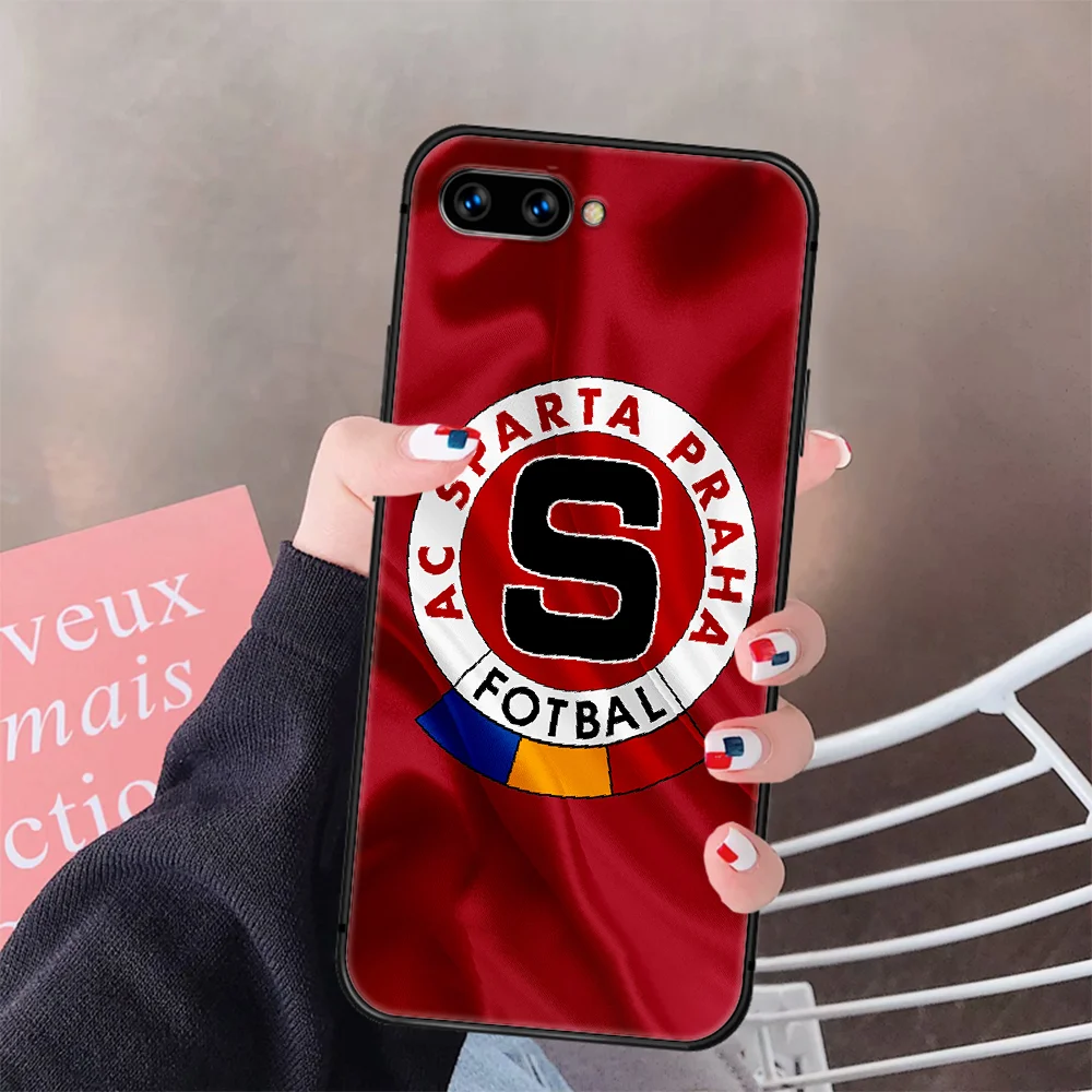 

Spartas Prahas Soccer Phone Case Cover Hull For HUAWEI Honor 8 8c 8a 8x 9 9a 9x V10 MATE 10 20 I Lite Pro black Hoesjes Pretty