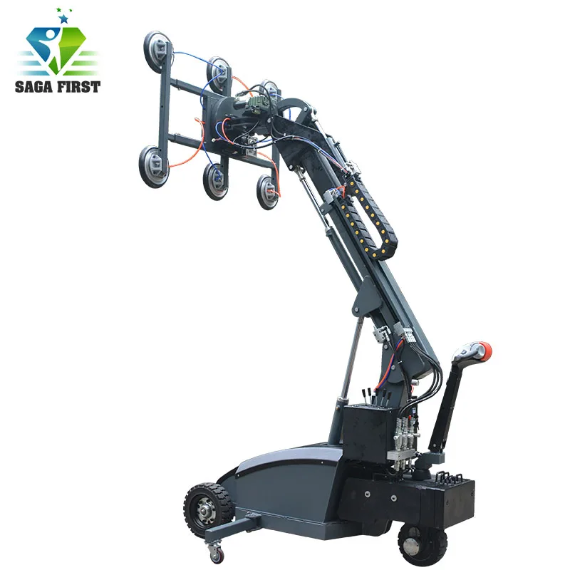 Тяжелая пластина вакуумный стеклоподъемник самоходное ручное оборудование| |