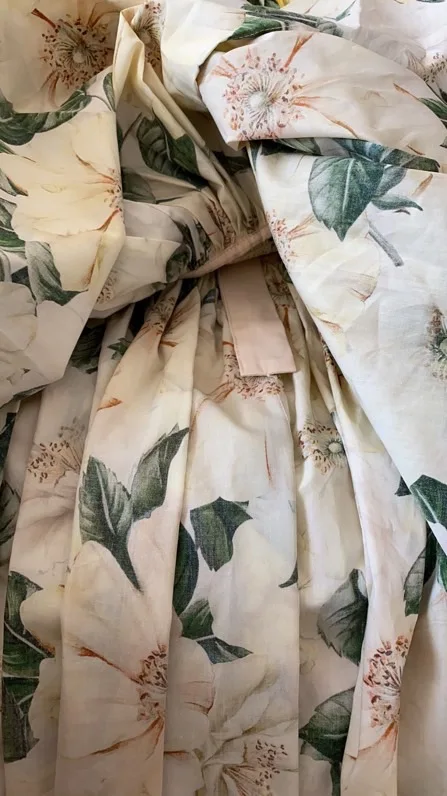 

2021 summer new children's flower pattern waist dress girl's birthday dress party dress girl baby Bohemian seaside holiday dress