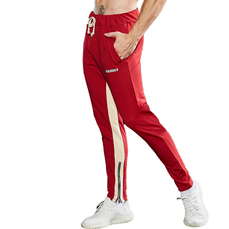 Штаны мужские спортивные хлопковые джоггеры облегающие штаны для бега
