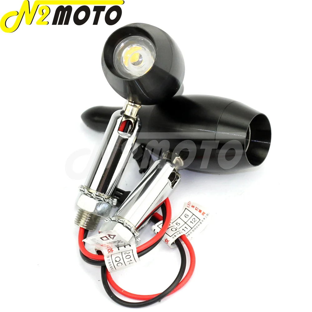 12V Светодиодный индикатор поворота мотоцикла светильник Янтарный/белый для Harley