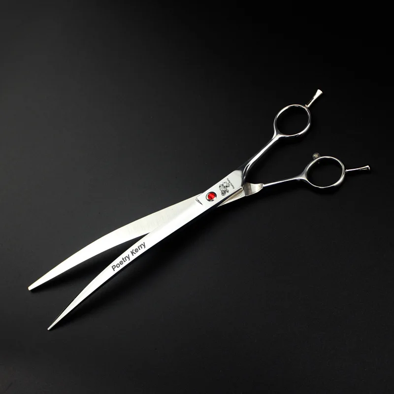 Ножницы для груминга собак изогнутые Черные ножницы 9 дюймов/ножницы с футляром |