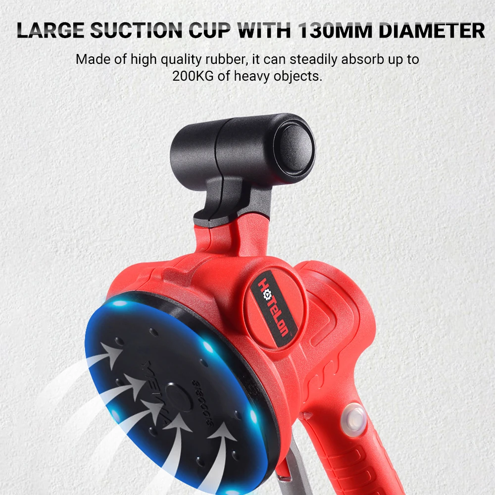 

Handheld Tile Tiling Machine Self-locking Wall Floor Tiling Machine Tiles Laying Tool Trowel with 130*130mm Suction Cup Dual