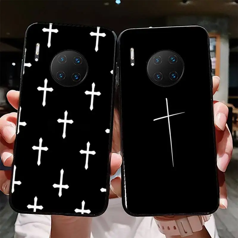 

Yinuoda Jesus Christ Cross Phone Case for Huawei Mate 20 10 9 40 30 lite pro X Nova 2 3i 7se