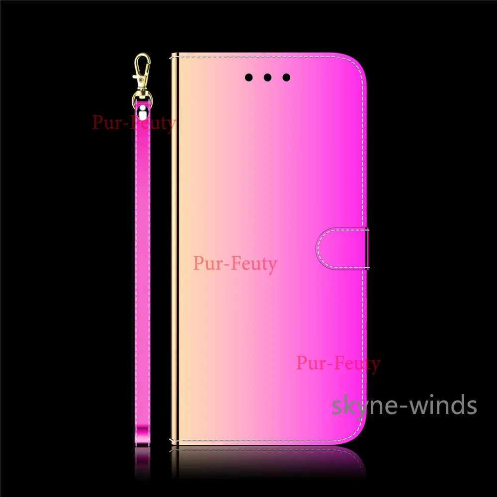 Зеркальный кожаный чехол-книжка для Nokia 1 4 G10 G20 X10 X20 мобильный телефон с