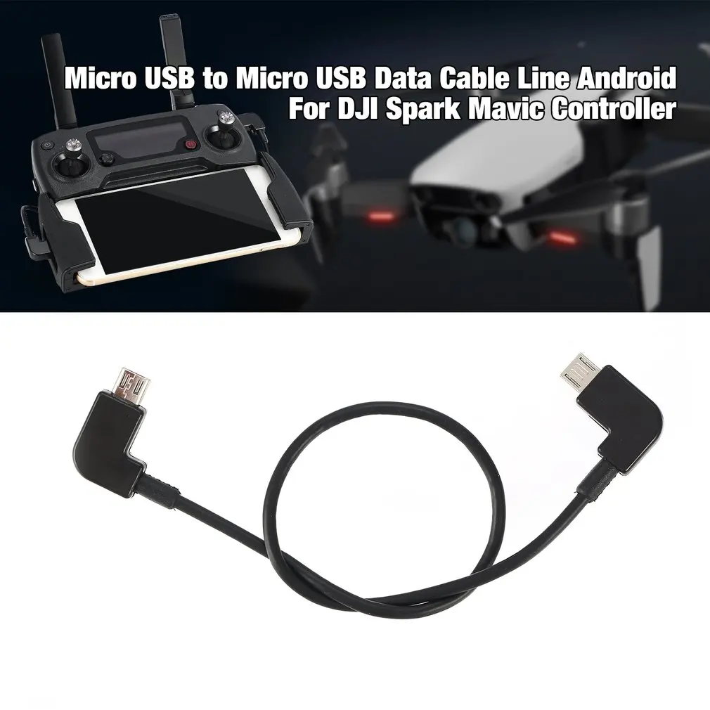 OTG кабель для передачи данных DJI Mavic Mini Pro Air Spark 2 Zoom Drone IOS type C Micro USB адаптер