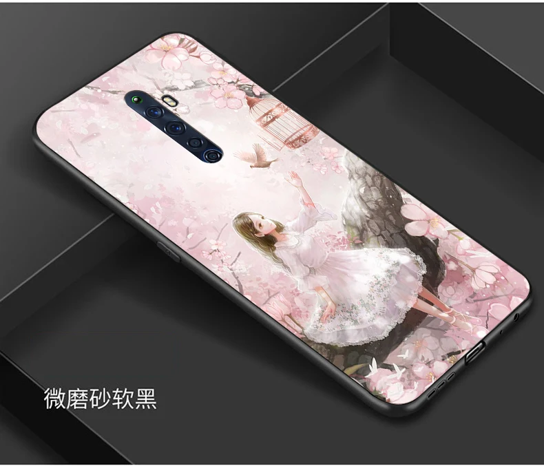 Для OPPO Reno2 Z чехол милый мультяшный Мягкий силиконовый чехол для OPPO Reno 2Z 2 Z чехол для телефона s черный бампер Капа для OPPO Reno2Z
