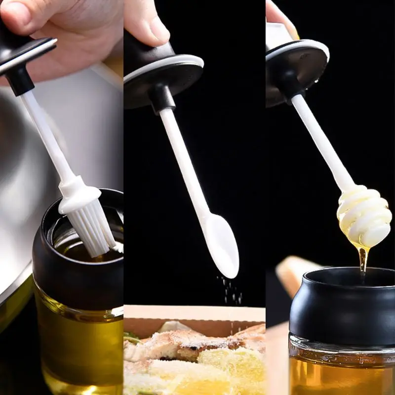 250 мл кухонная банка для специй контейнер соли и перца с ложкой | Дом сад