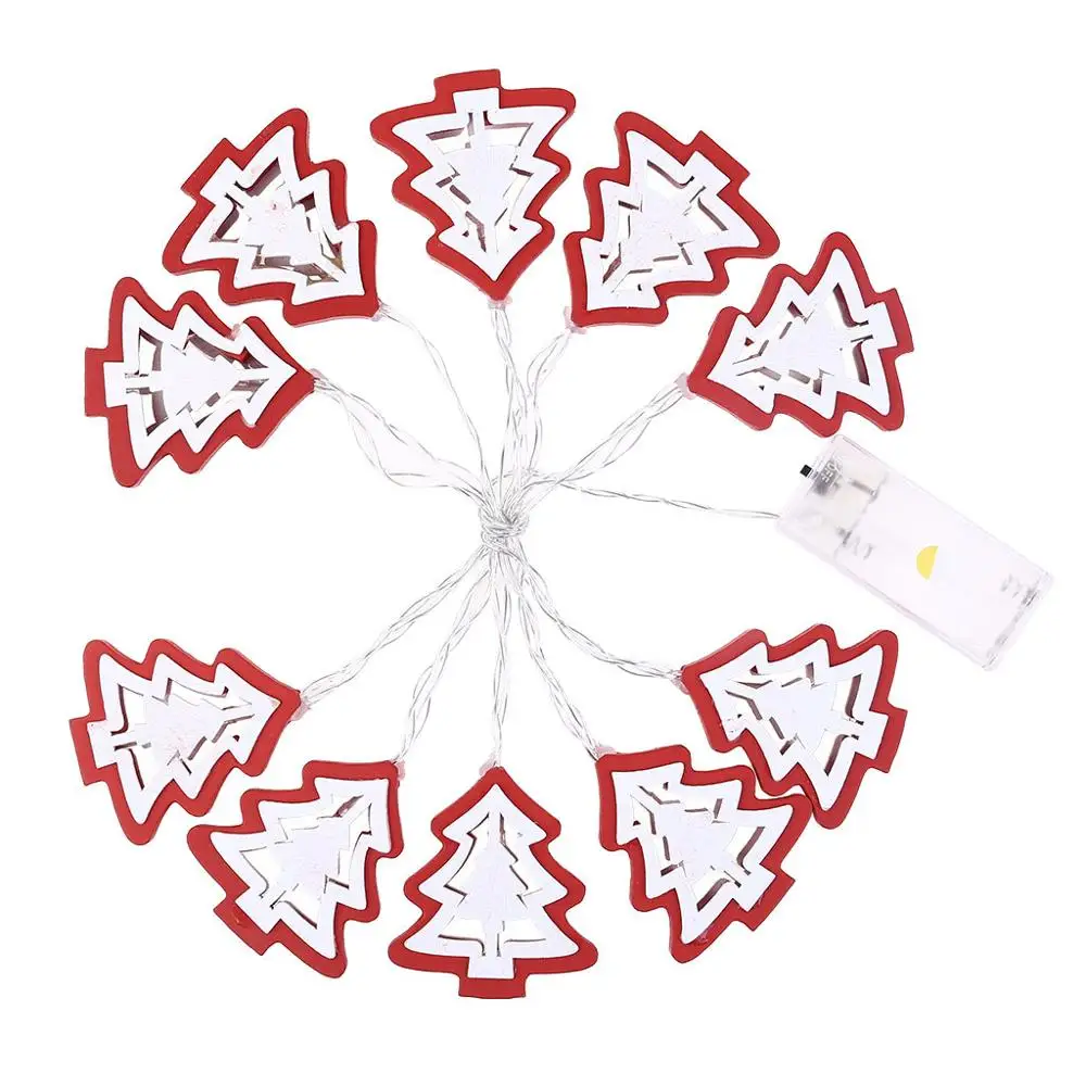 Новогодняя Рождественская гирлянда на елку 10 светодиодов двухстороннее