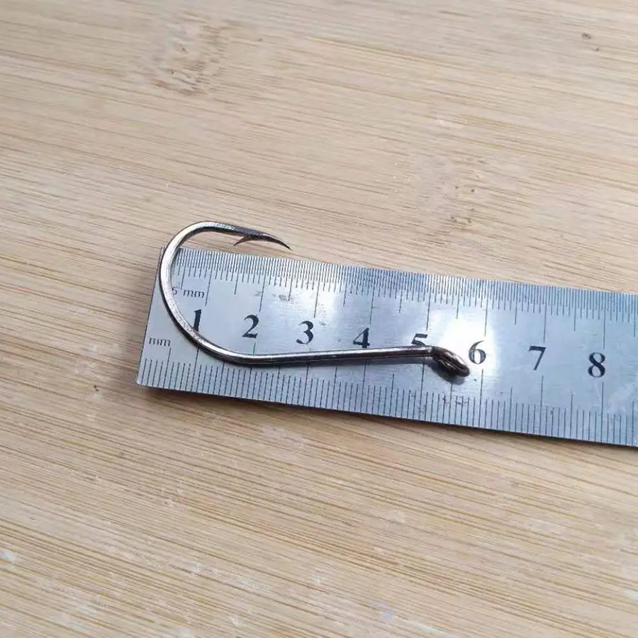 Крючок для джиггинга прочный рыболовный крючок из нержавеющей стали большой