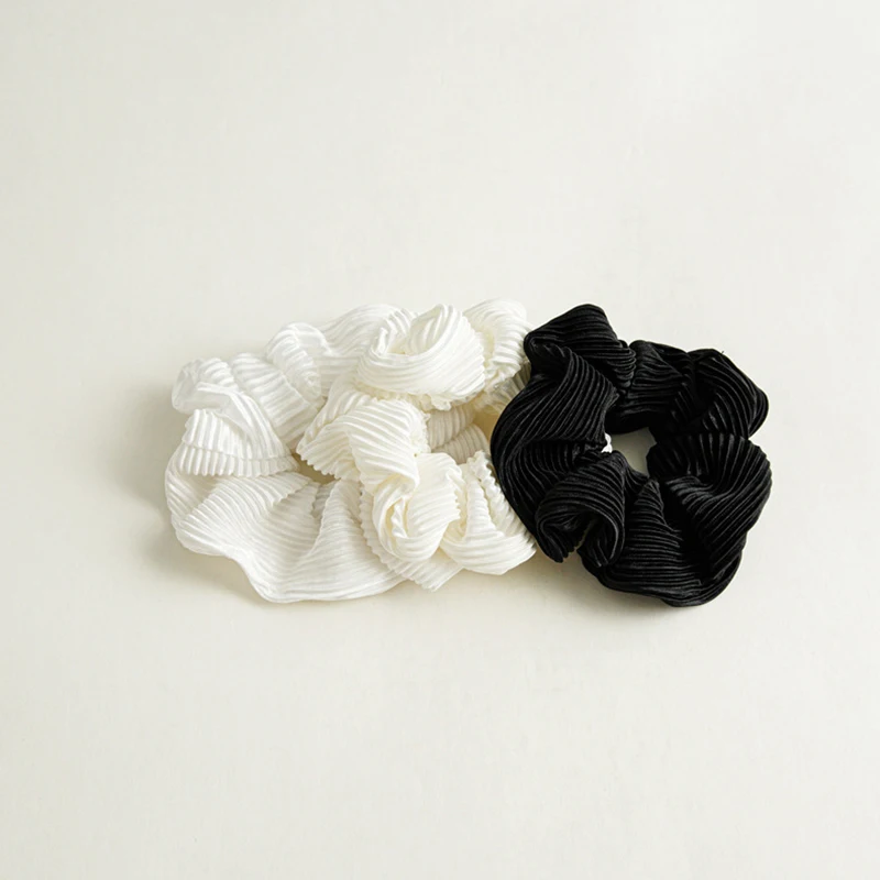 

Sweet Small Fresh Hair Ring One Size Female Cute Striped Hair Ring Hair Accessories Knitting Fabric Scrunchies Wholesale