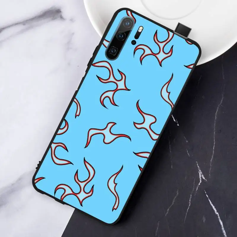 

Blue Flame Fire case for airpods Phone Case For Huawei honor Mate P 10 20 30 40 Pro 10i 9 10 20 8 x Lite
