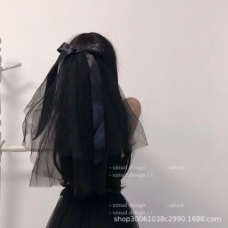 Короткая фата для невесты белый венок из искусственных цветов свадебная