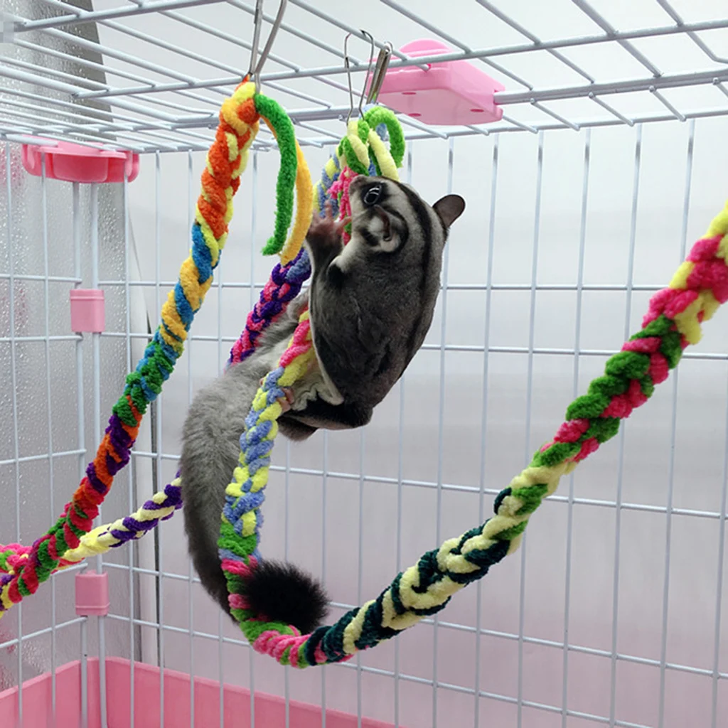 2 шт. птицы хомяк качели игрушки клетка висячая игрушка для птиц попугаи крыса