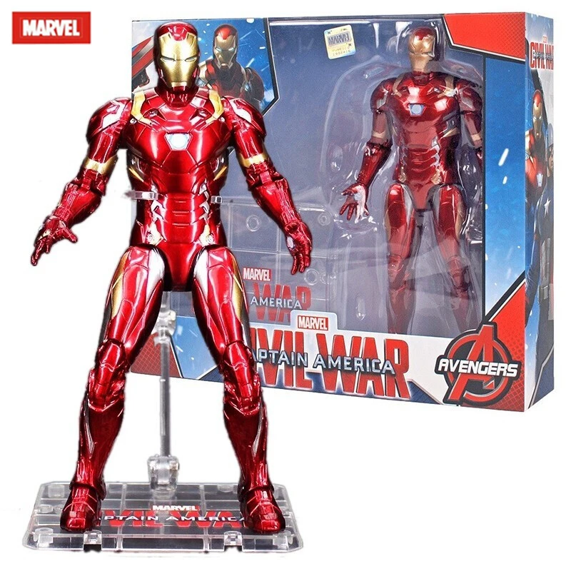 Фигурка героя Marvel 7 дюймов подарок Мстители Железный человек Тор танос Капитан