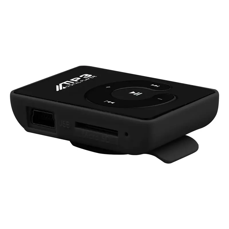 Мини зеркальный зажим USB цифровой Mp3 музыкальный плеер Поддержка 8 Гб SD TF карта |