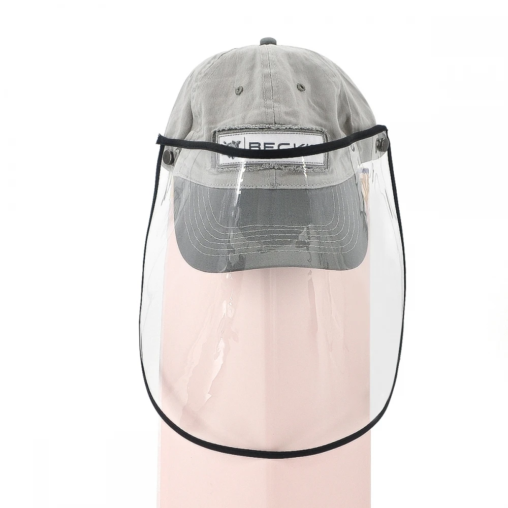 Серый Анти Поролоновый бейсбольный колпачок плюс маска для лица кухня