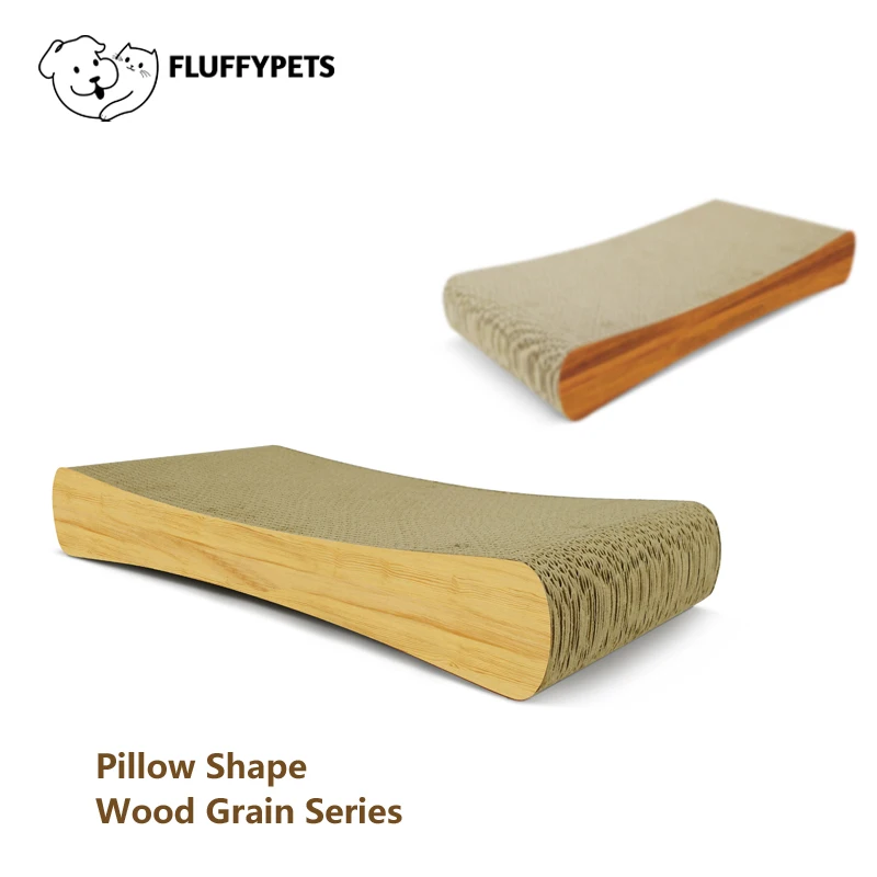 

Набор когтеток для кошек из 2 предметов, подушечки для кошек, изготовленные из высококачественной гофрированной бумаги и древесной текстур...