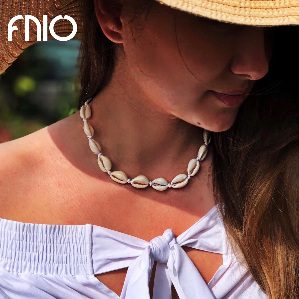 FNIO богемные личные повседневные аксессуары ручной работы ракушка короткая