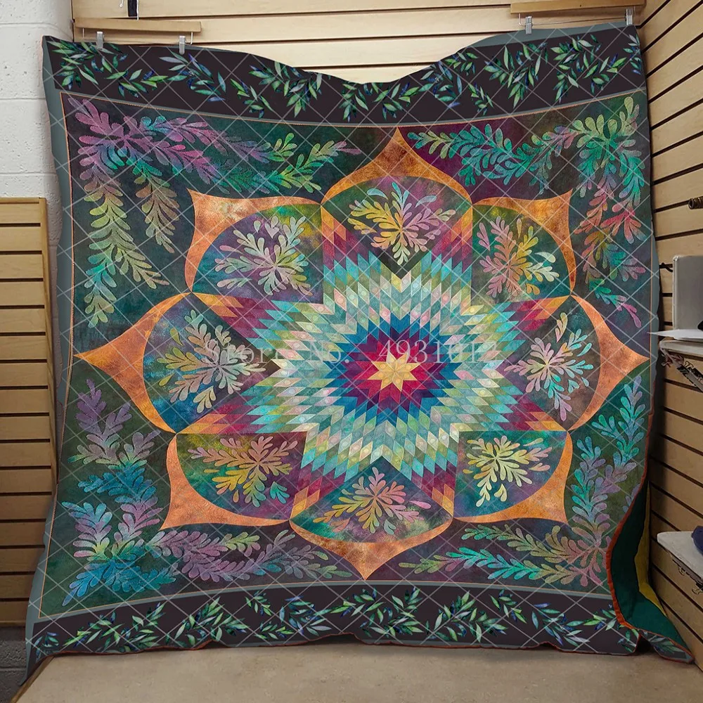 Одеяло с изображением дерева Бога красивое Мягкое высококачественное покрывало