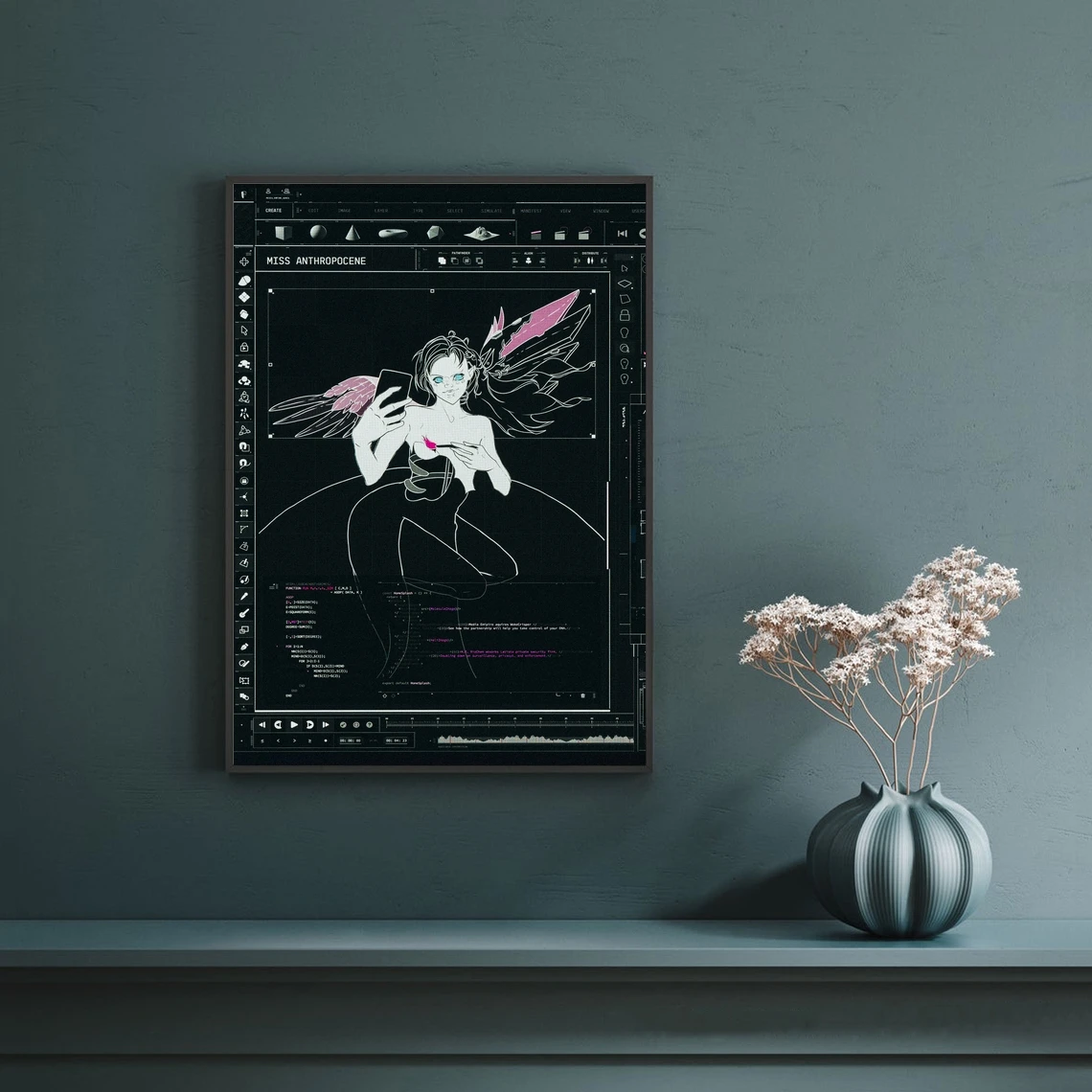 

Жумс мисс антропоцен музыкальный альбом Обложка плакат рэп хип-хоп поп музыка звезда холст плакат печать (без рамки)