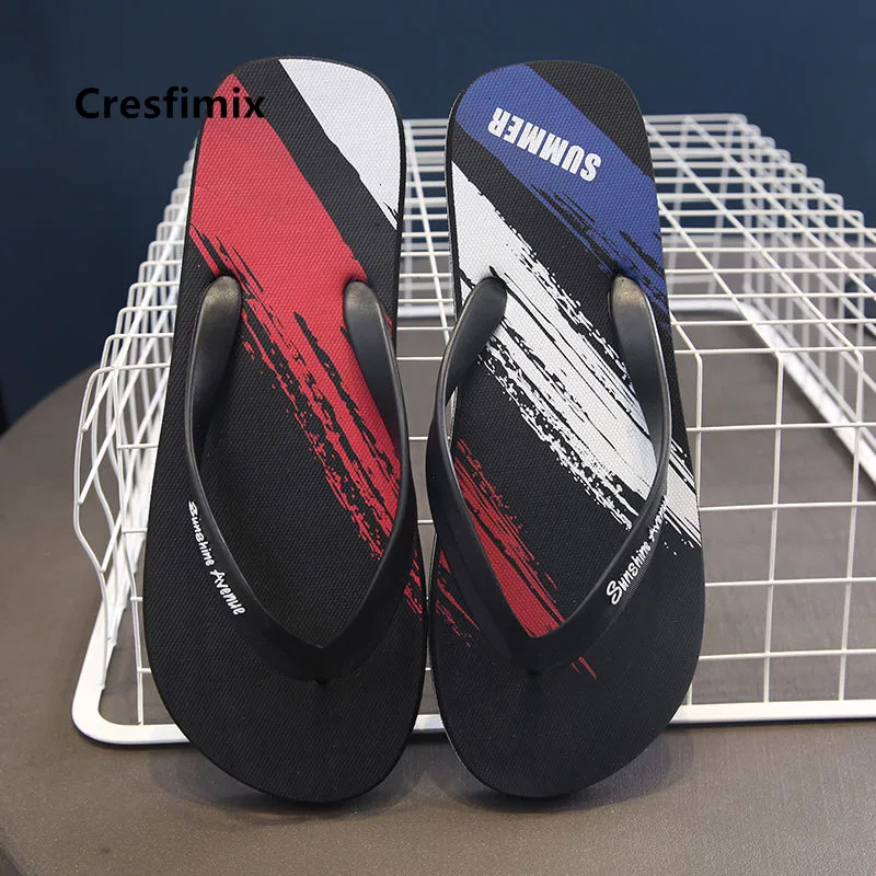 Шлепанцы Cresfimix мужские легкие повседневные пляжные для отдыха домашние белые