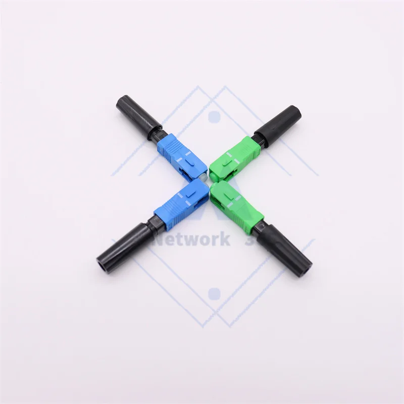 Бесплатная доставка разъем SC APC быстрый коннектор UPC FTTH волоконно-оптический