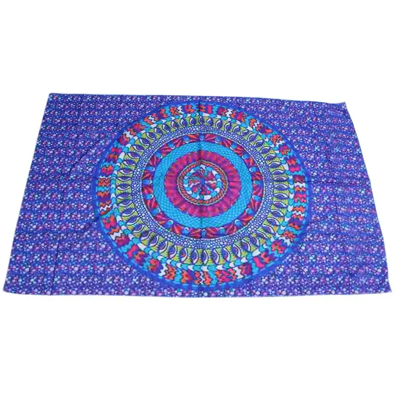 Хиппи индийские гобелены фиолетовые мандалы дизайн психоделический гобелен