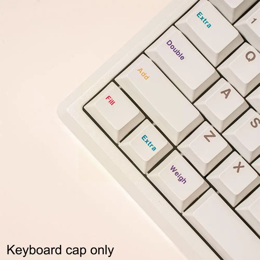 

Колпачки клавиш Gmk Pbt с ледяным йогуртом для Mx Switch, оригинальная Заводская высота для механической клавиатуры, колпачки клавиш U2z6