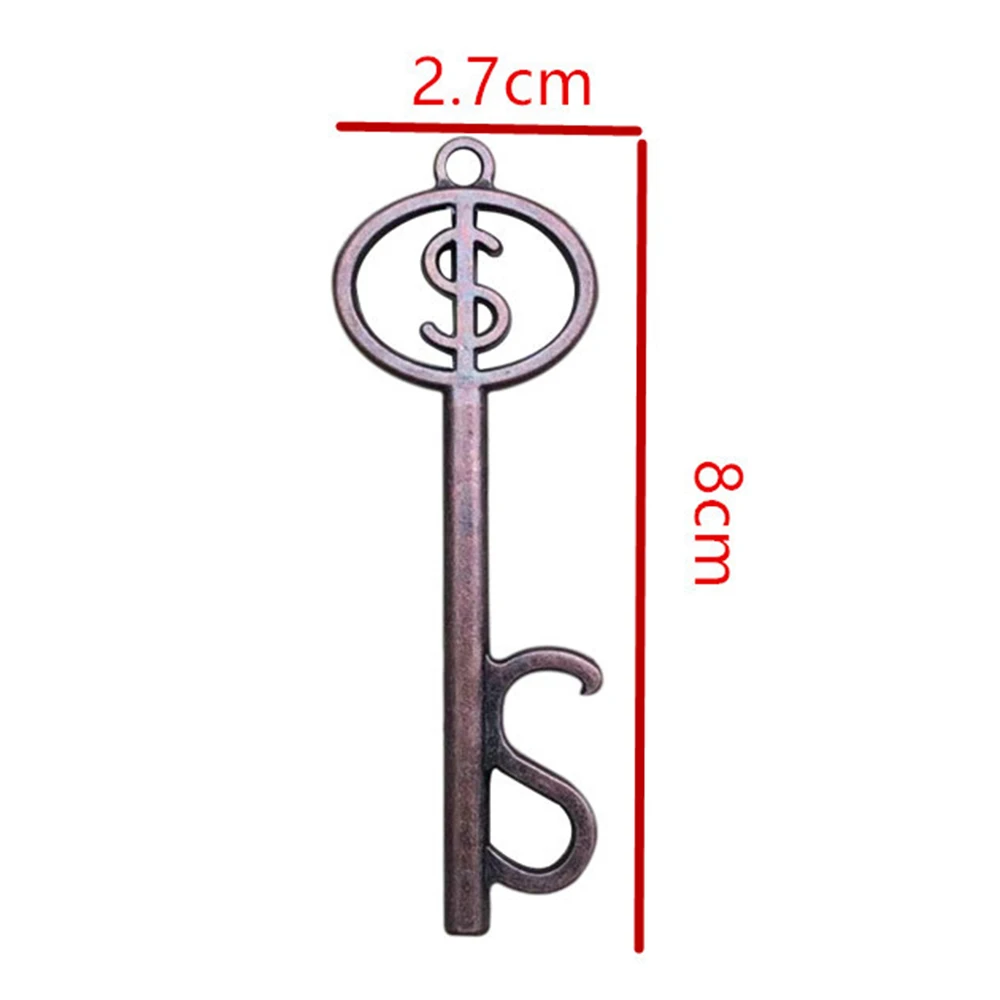 Винтажная открывалка для бутылок вина цвета шампанского пива в форме ключа