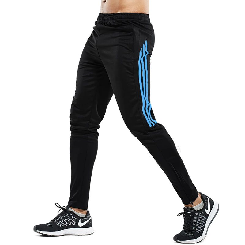 

Men's Sweatpants Gyms Fitness Bodybuilding Joggers Workout Trousers Football Soccer Pants Training Sport Srousers