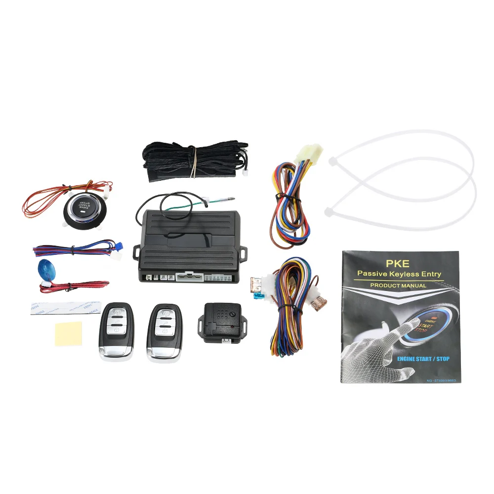 KKMOON Universal Smart Key PKE Passive Keyless Entry Car Alarm System engine start button Remote Engine Start Open | Автомобили и