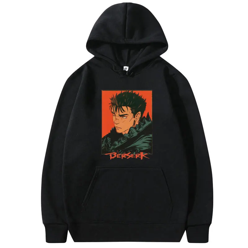 

Толстовка с капюшоном в стиле Аниме Berserk, мужские новые толстовки, мужская и женская модная толстовка, уличная одежда с принтом меча гатсу, О...