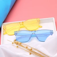 1pc fashion retro rectangle rimless sunglasses classic luxury design vintage glasses driving eyewear hot