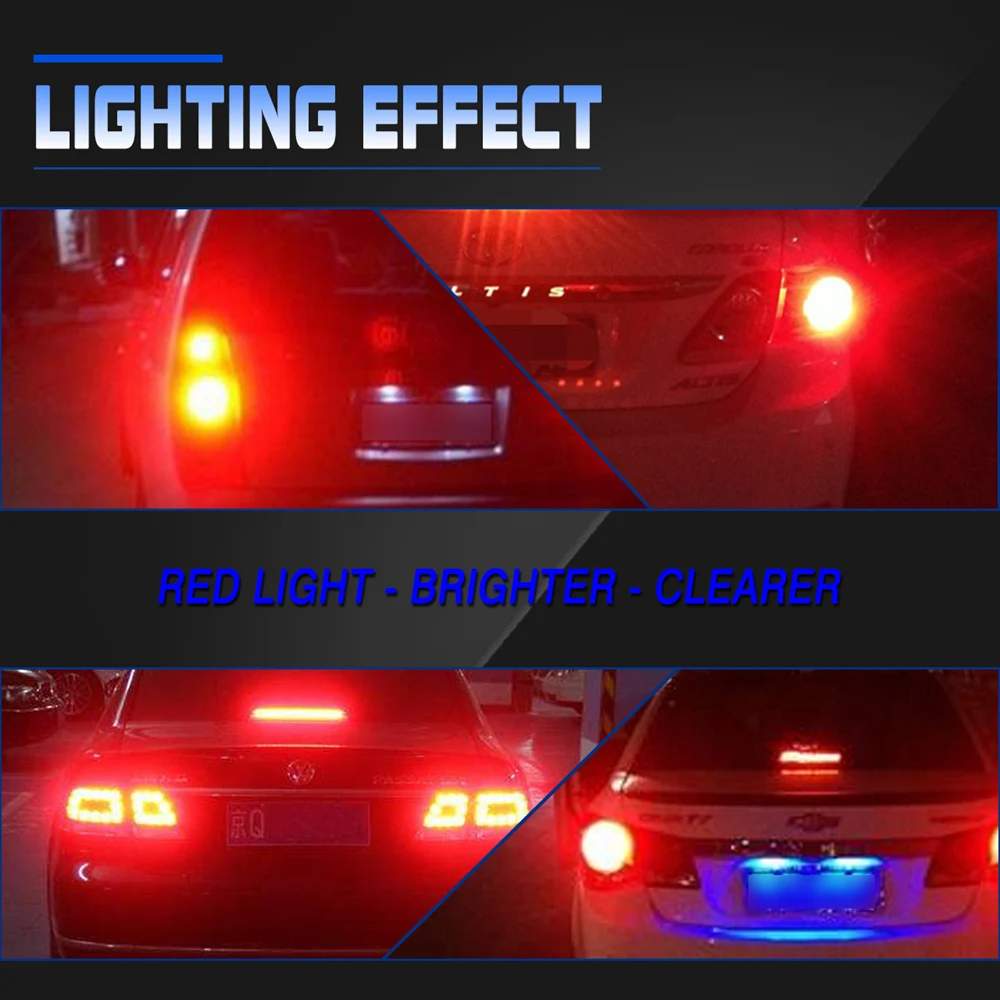 

2Pcs W16W LED Canbus T15 LED Super Bright Reversing Light 2835 SMD 921 912 LED Bulbs Error Free Auto Signal Lamp 6000K White 12V