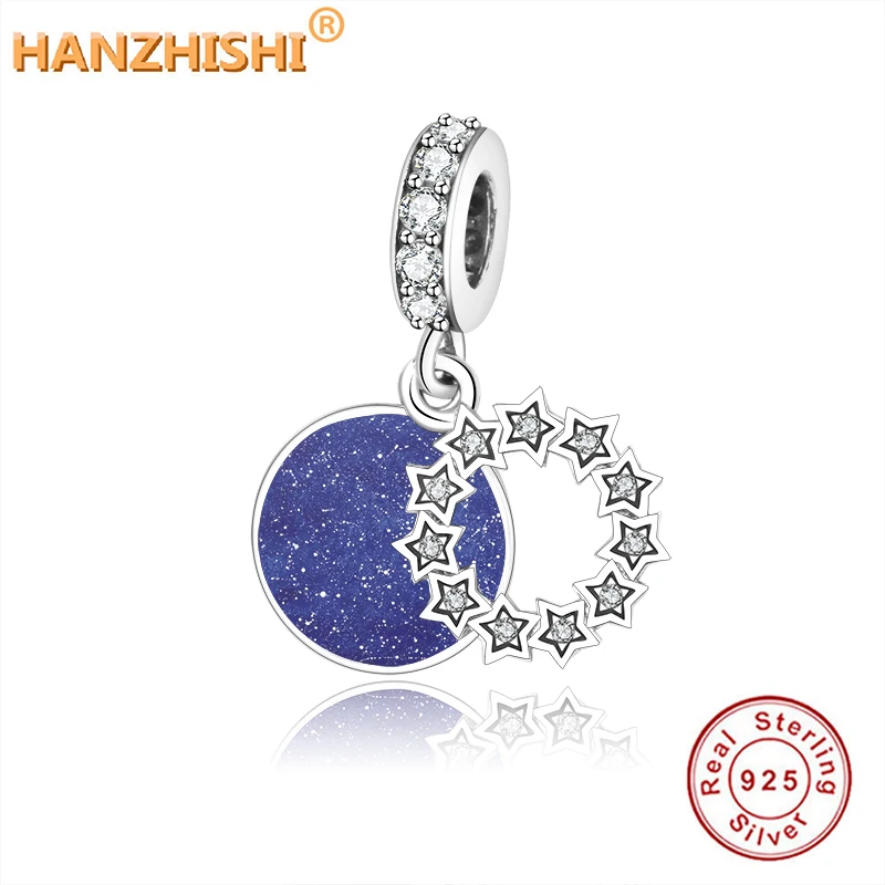 Бусина-Шарм Звезды из серебра 925 пробы с эмалью | Украшения и аксессуары