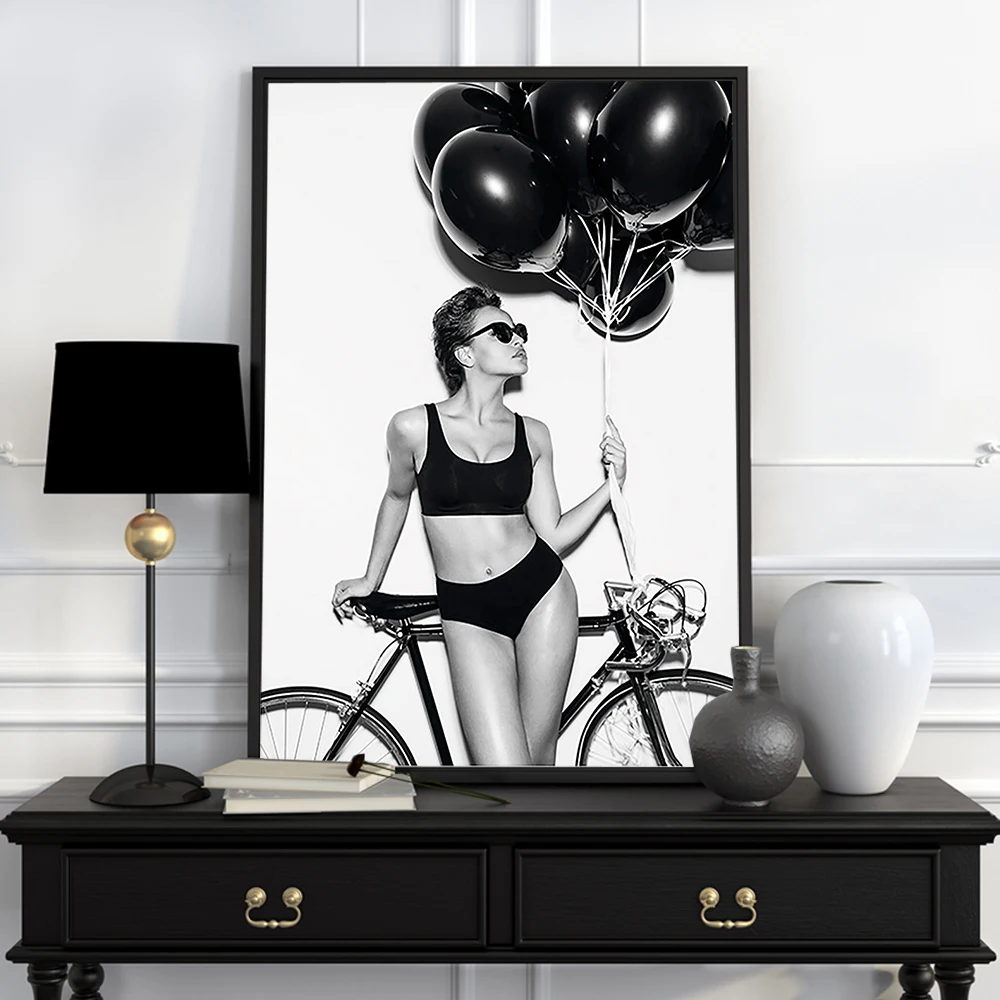 Настенная картина на холсте картины для девочек украшение салона Vogue женские