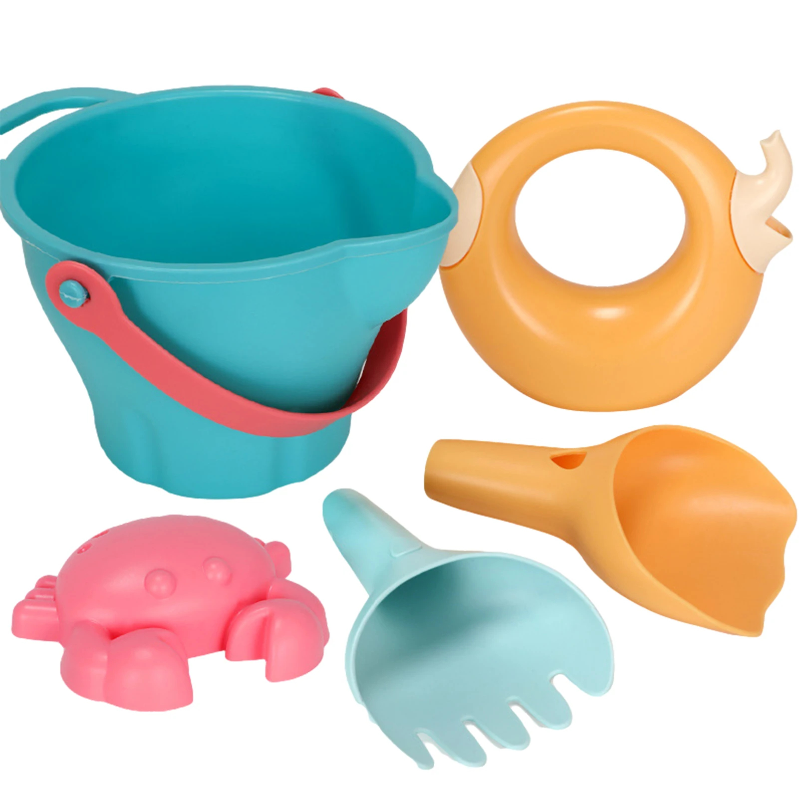 

Baby Beach Game Toy Children Sandbox Toys Silicone Soft Sand Beach Set Kit Toy For Beach Play Sand Water Play Cart Kids Bath Toy