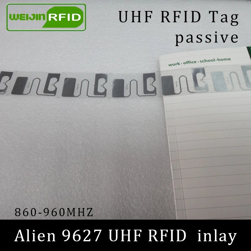 UHF rfid метка Alien 9627 сухая инкрустация 915 МГц 900 868 860 960 Higgs3 EPC C1G2 ISO18000 6C смарт карта