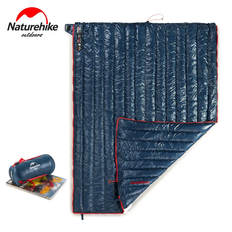 Ультралегкий спальный мешок Naturehike CW280 CWM400 с гусиным пухом 800 МФУ теплые