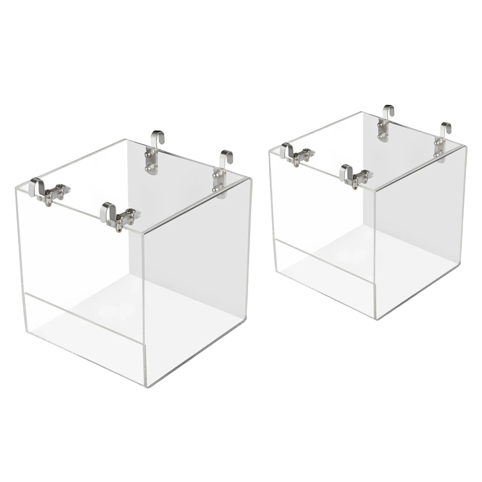 

Transparent Bird Bath for Cage Water Bathtub Shower Box for Parrots Finches