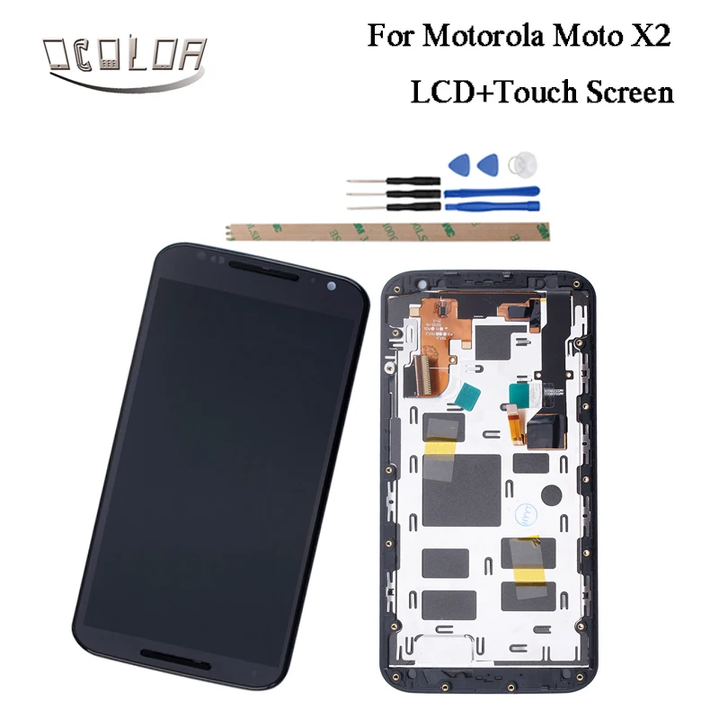 Ocolor для Motorola Moto X2 ЖК-дисплей Xt1092 Xt1095 Xt1097 ЖК-инструмент ремонта сенсорного экрана в