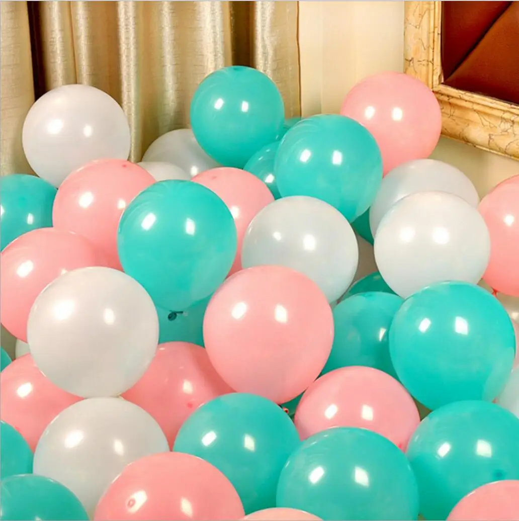 

100pcs 10inch Pearl Latex Balloons Wedding Birthday Party Decoration Balloon Xmas Baby Shower Kids Air Balls Globos H0334