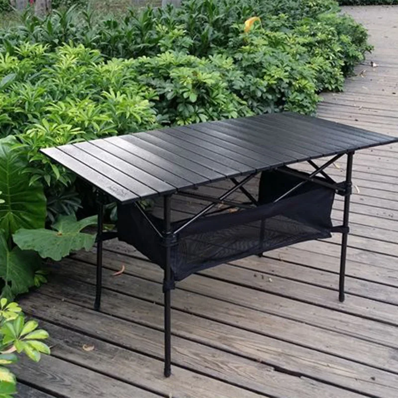 

High Strength Aluminum Alloy Portable Ultralight Folding Camping Table Foldable Outdoor Dinner Desk For Family Party Picnic BBQ