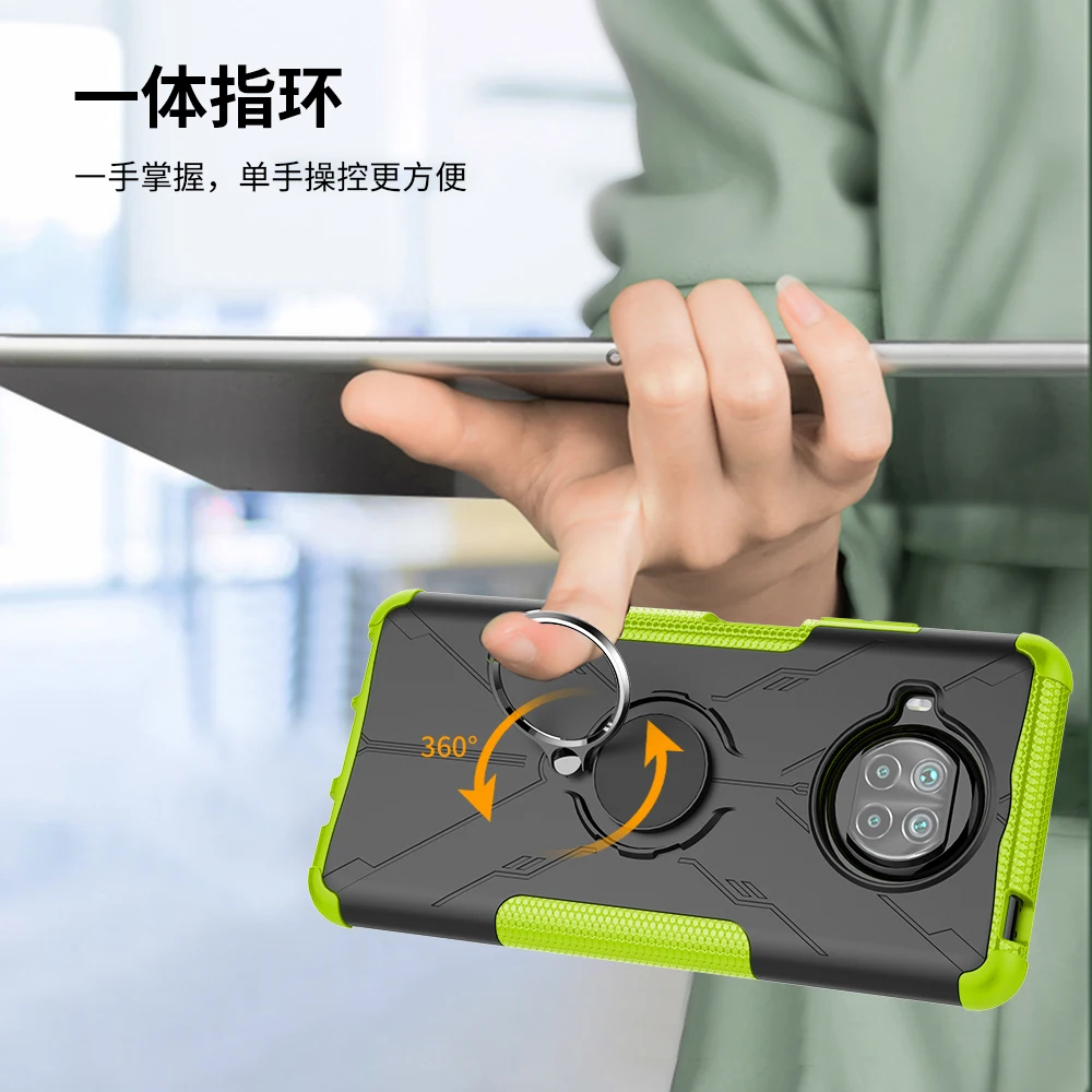 For Xiaomi Mi 10T Lite Case For Xiaomi Mi 10T Lite Cover Ring Armor Protective Phone Bumper For Xiaomi Mi 10T Lite