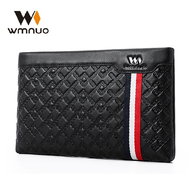 Брендовый клатч Wmnuo 2020 кошельки мужская повседневная сумка Мужская мягкая из