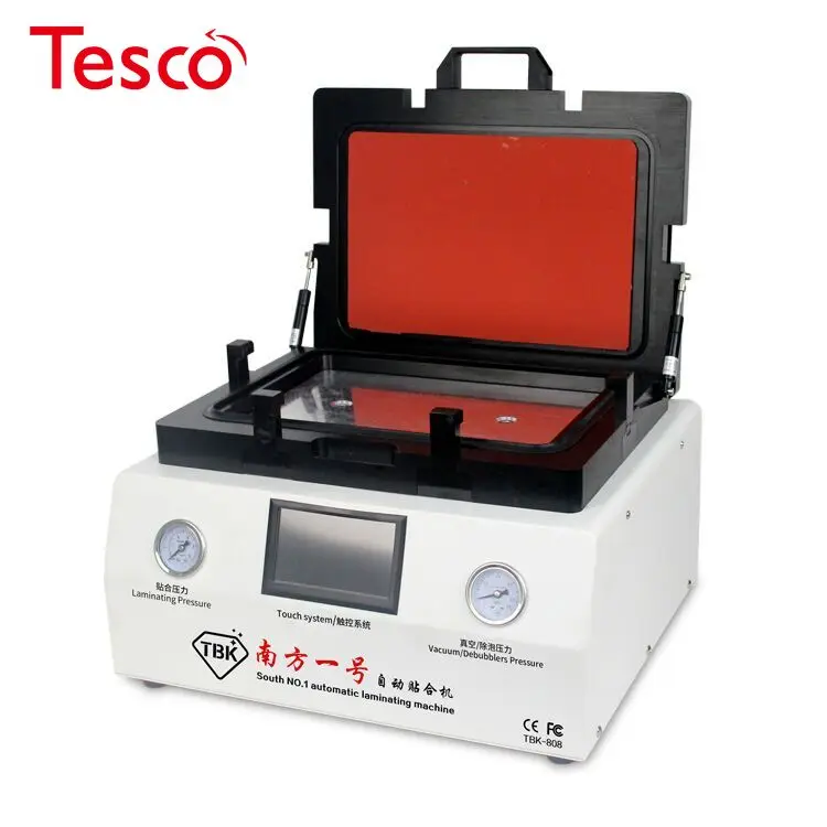 

TBK-808 LCD Touch Screen Repair Automatic Bubble Removing Machine OCA Vacuum Laminating Machine with automatic lock gas