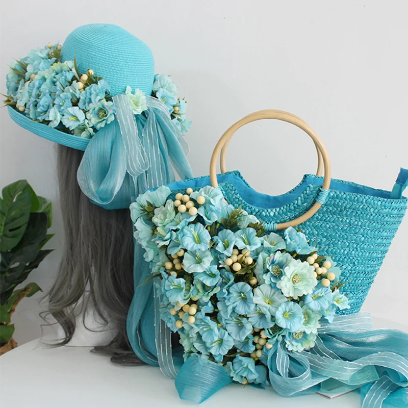 Женская Соломенная Сумка angelaseek плетеная Летняя Пляжная Сумочка в богемном стиле