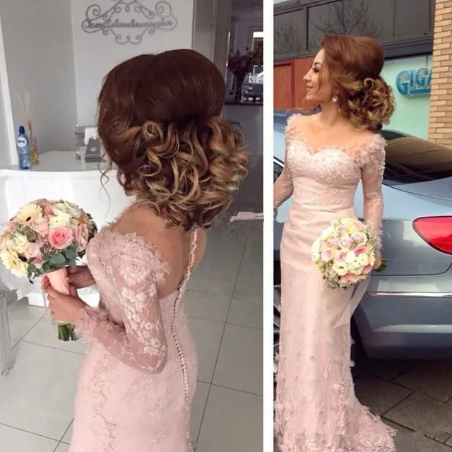 Элегантные недорогие Длинные свадебные платья с длинными рукавами и бисером для