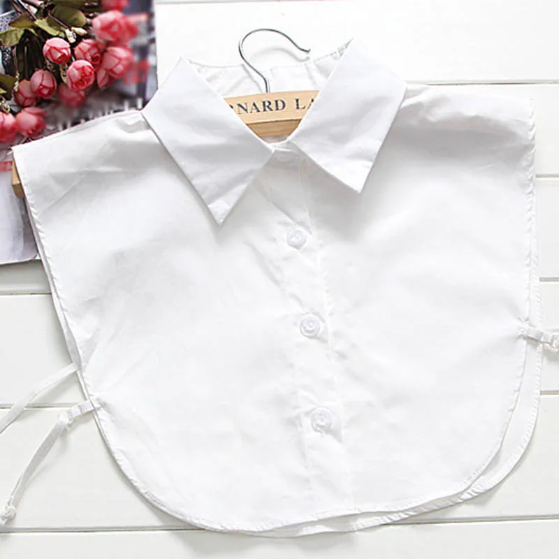 

Ladies Women Adult Detachable Lapel Shirt Fake Collar Fashion Solid Color False Blouse Neckwear Clothing Accessories SP9